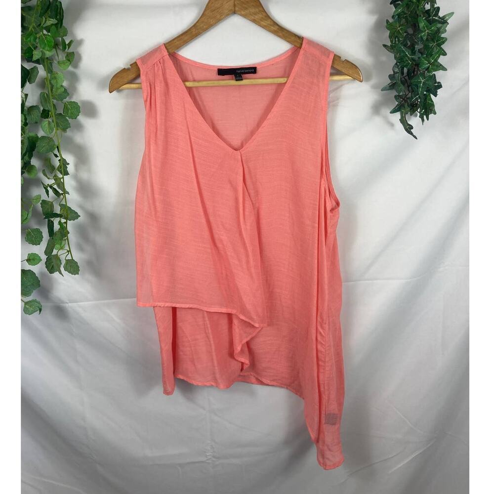 Harve Benard Asymmetrical hem top Large